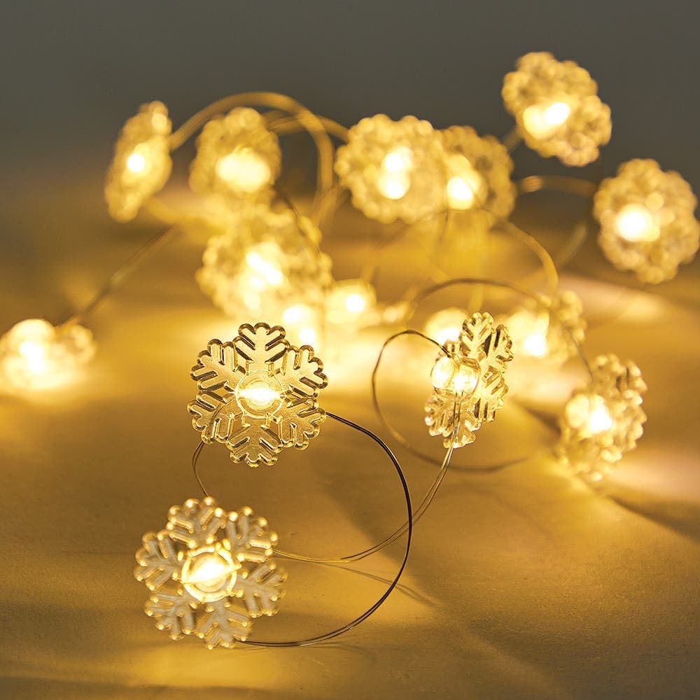 Snowflake LED String Lights (Each)