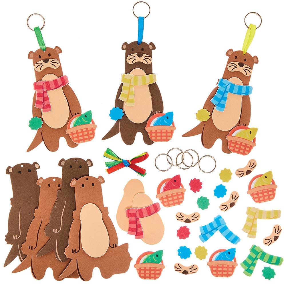 Otter Mix & Match Keyring Kits (Pack of 8)