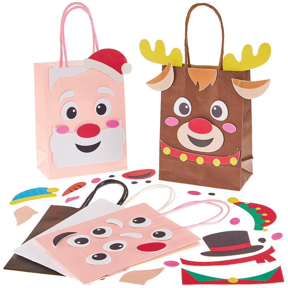 Christmas Gift Bag Kits (Pack of 5)