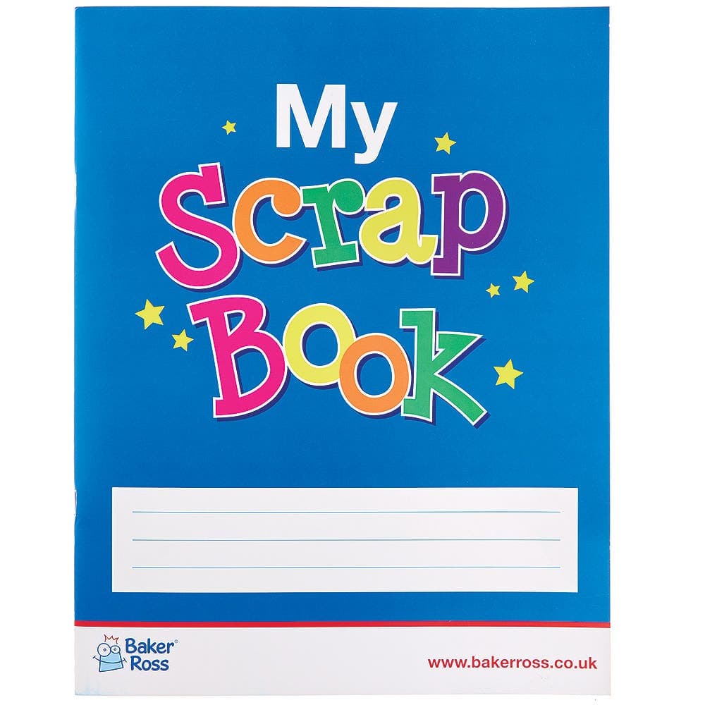 Large Scrap Books (Pack of 3) 32 Multi-Coloured Pages Per Book, Size 290mm x 375mm, 100gsm
