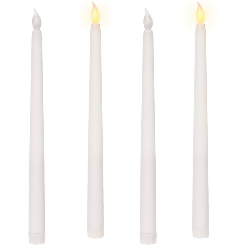 LED Candle Sticks (Pack of 4) Height 28cm