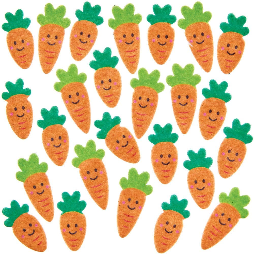 Carrot Felt Stickers (Pack of 150)