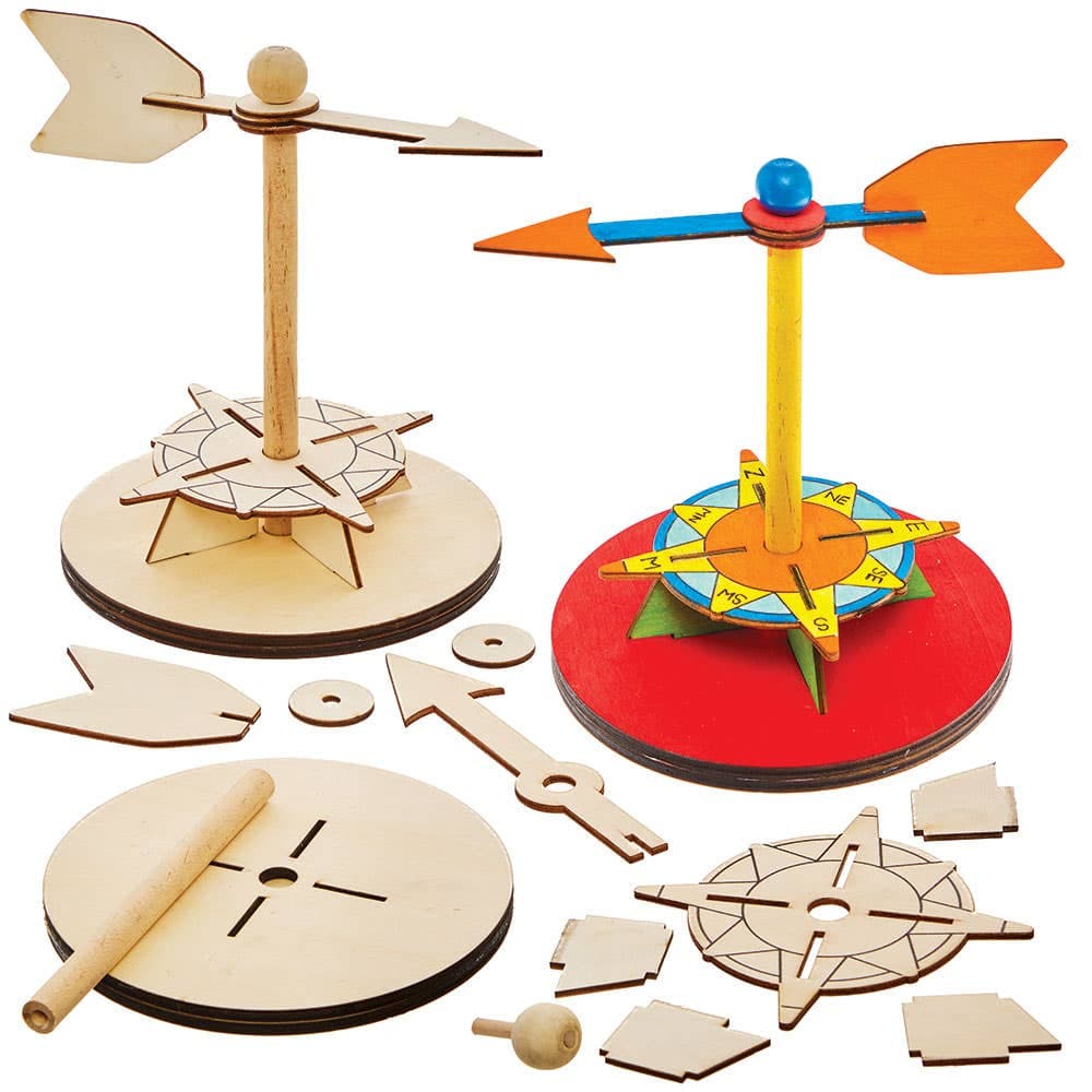 Wooden Wind Weather Vane Kit (Each)