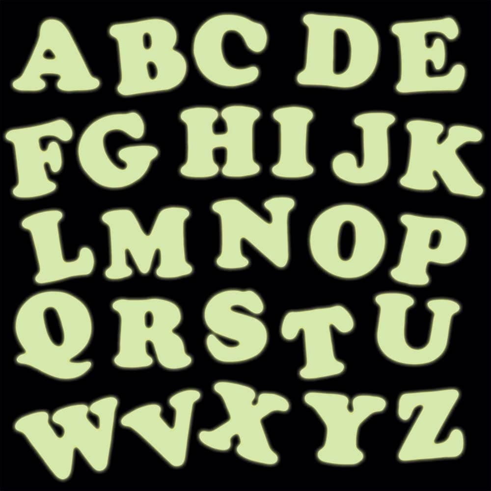 Glow in the Dark Self-Adhesive Foam Letters (Pack of 300) Craft Embellishments