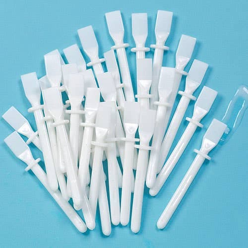 Glue Spatulas (Box of 50) White Plastic Spatulas, Size 11cm, Glues & Adhesives Spreader