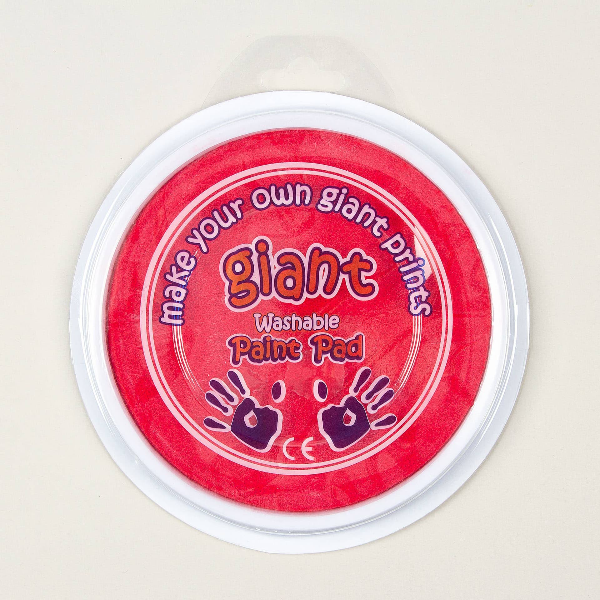 Red Jumbo Paint Pads (Each) Art Supplies, Art Materials