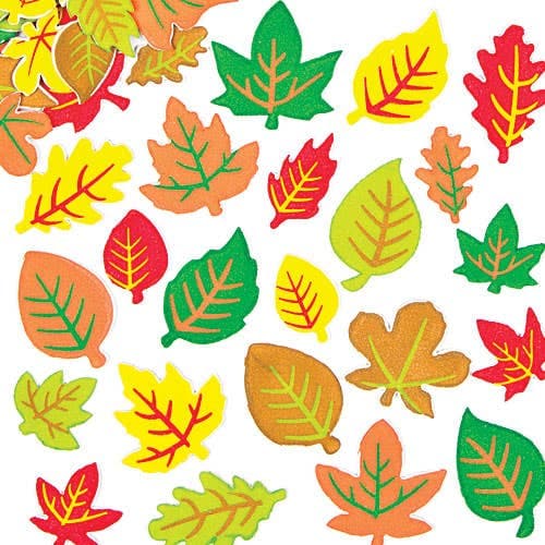 Leaf Foam Stickers (Pack of 144) Stickers