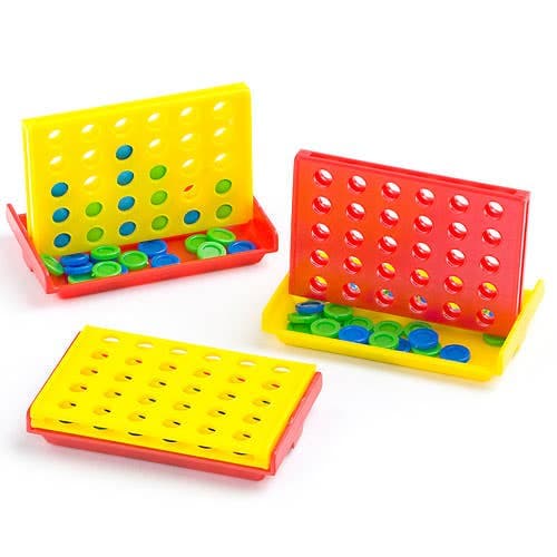 Mini 4-in-a-Row Games (Pack of 6) Creative Play Toys