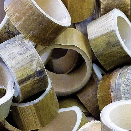 Natural Bamboo Circles (Per pack) Natural Craft Materials