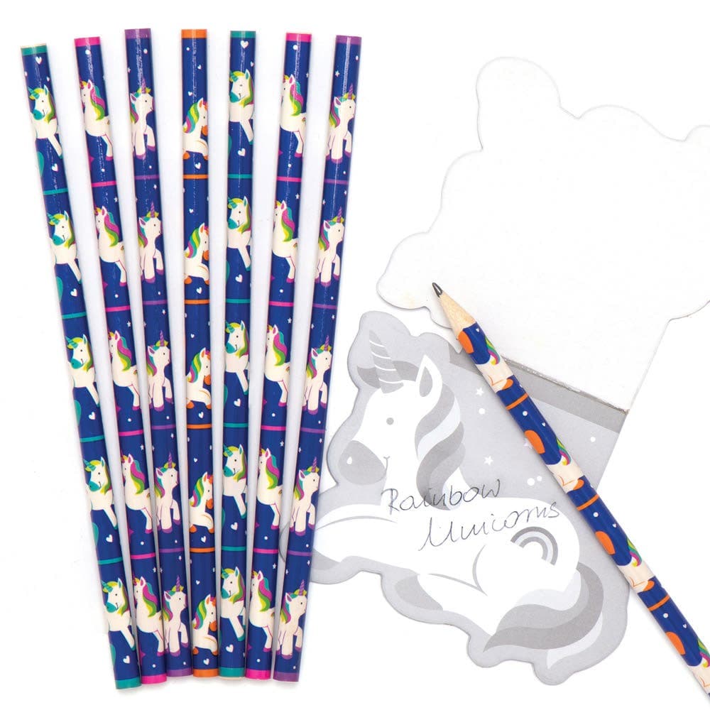 Rainbow Unicorn Pencils (Pack of 12) Drawing