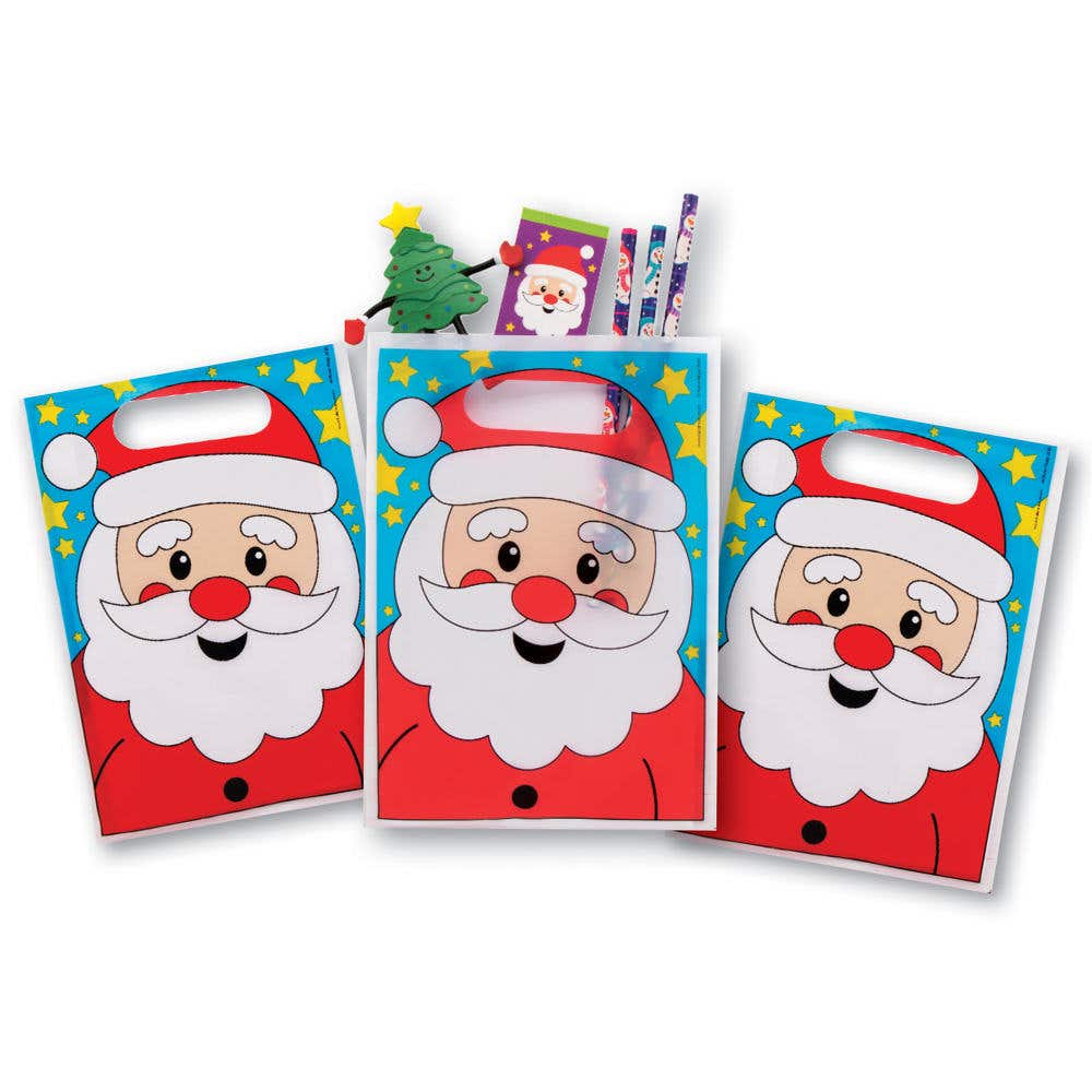 Santa Loot Bags (Pack of 30) Christmas Party Supplies