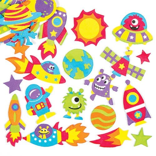 Space Foam Stickers (Pack of 120) Stickers