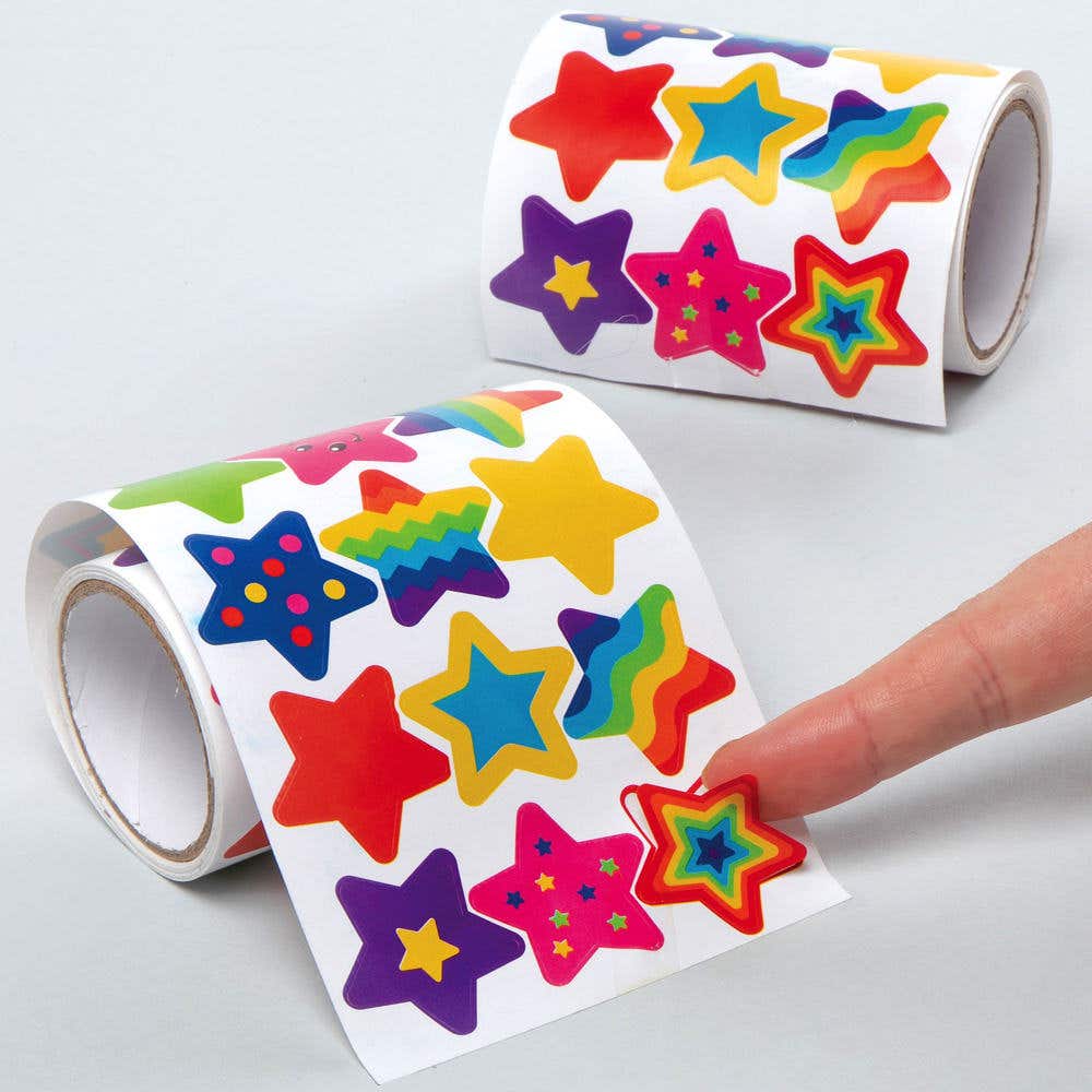 Star Sticker Rolls Value Pack (Pack of 600) Stickers