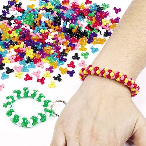Tri-Beads Value Pack (Pack of 700) Craft Embellishments Assorted colours