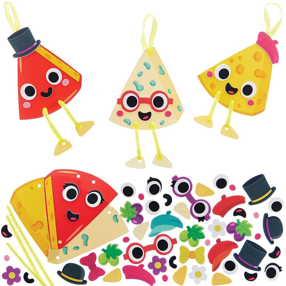 Cheese Mix & Match Decoration Kits (Pack of 8)
