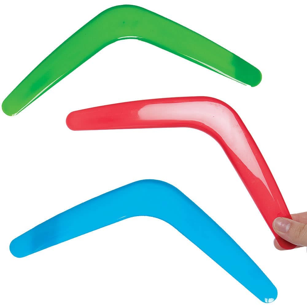 Boomerang Toys Rainbow Colours  (Pack of 6) 6 assorted colours - Red, Orange, Yellow, Blue, Green & Purple