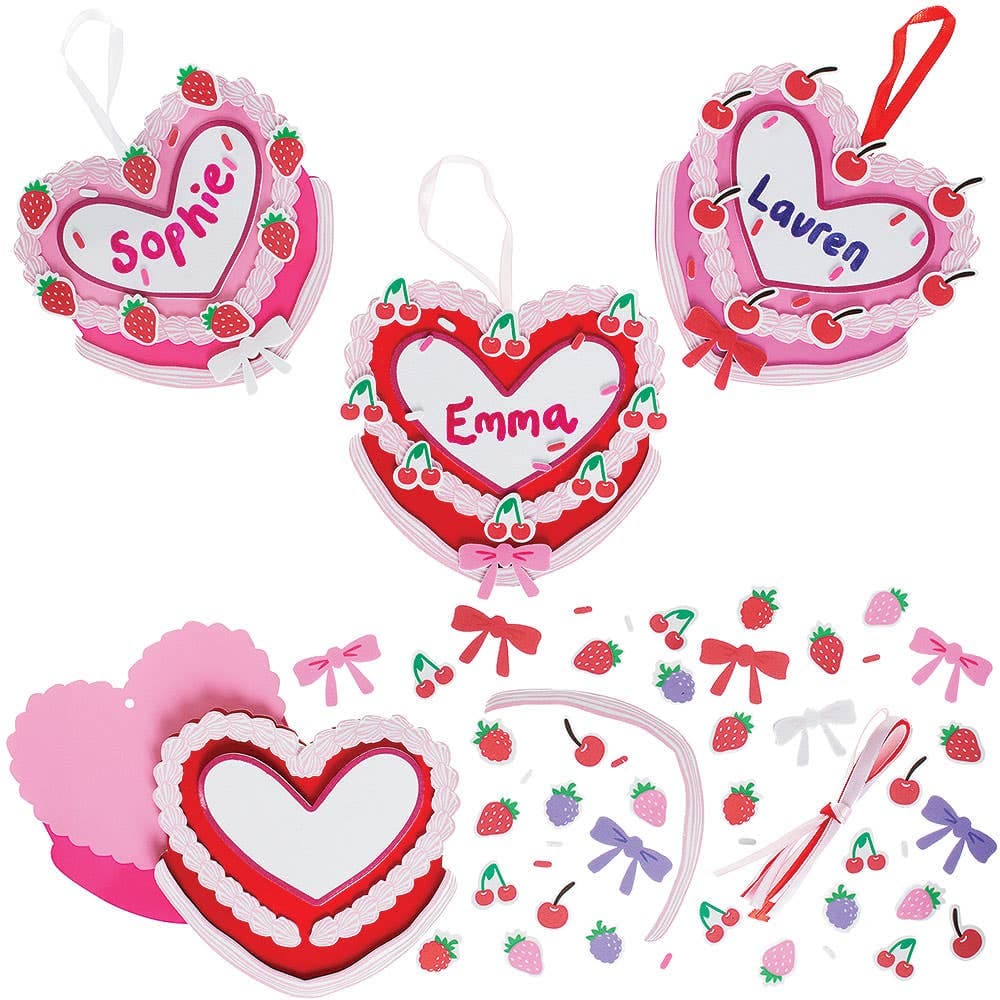 Personalised Vintage Cake Mix & Match Decoration Kits (Pack of 6)