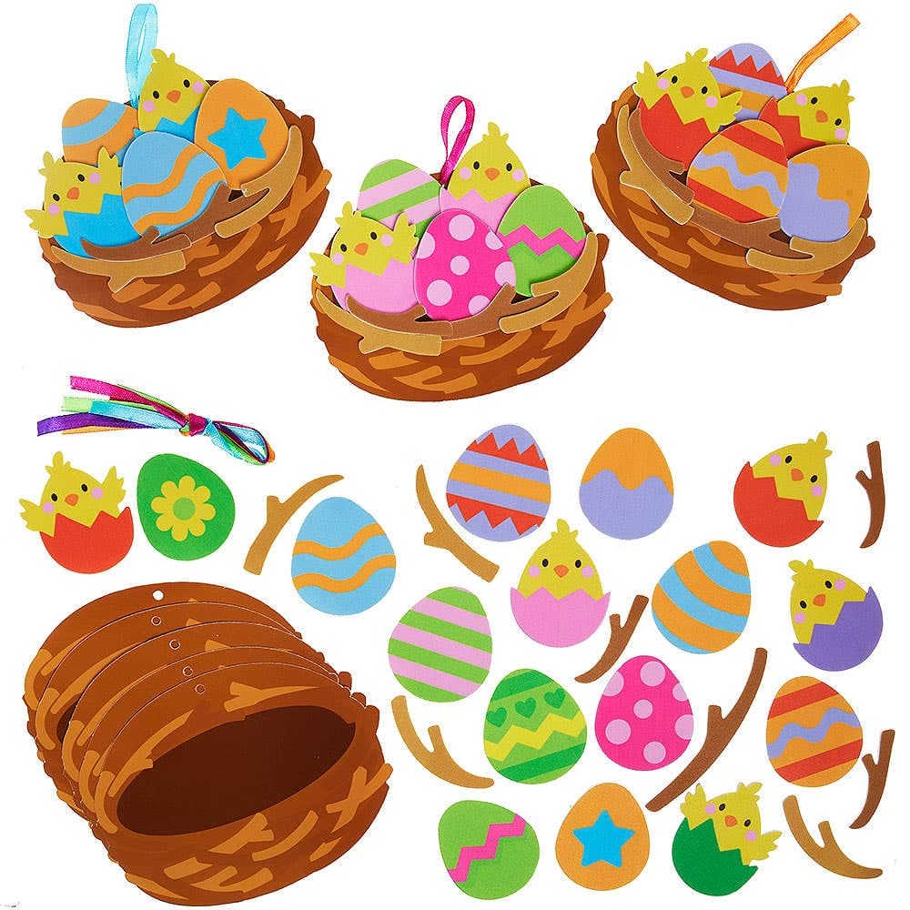 Easter Egg Nest Mix & Match Decoration Kits (Pack of 5)