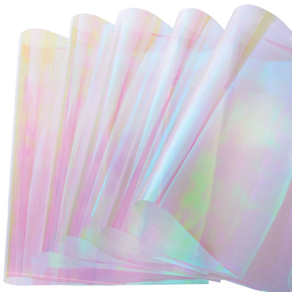 Iridescent Cellophane A4 Sheets (Pack of 36)