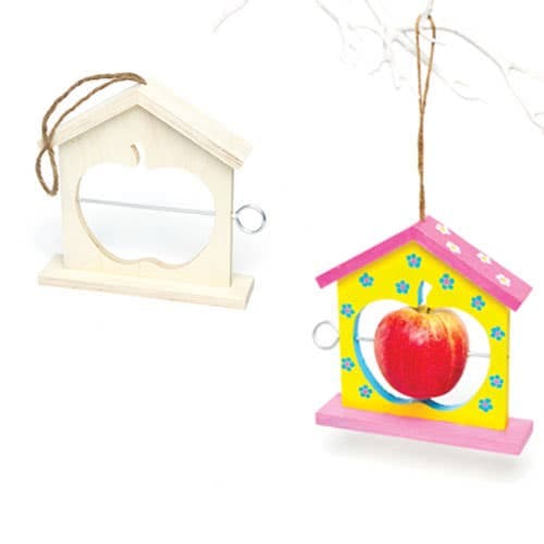Apple Wooden Bird Feeder (Pack of 2) Nature Craft Kits