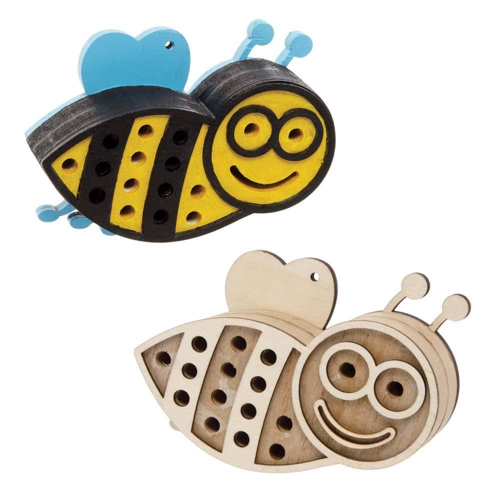 Wooden Bee Hotels (Box of 2) Nature Craft Kits