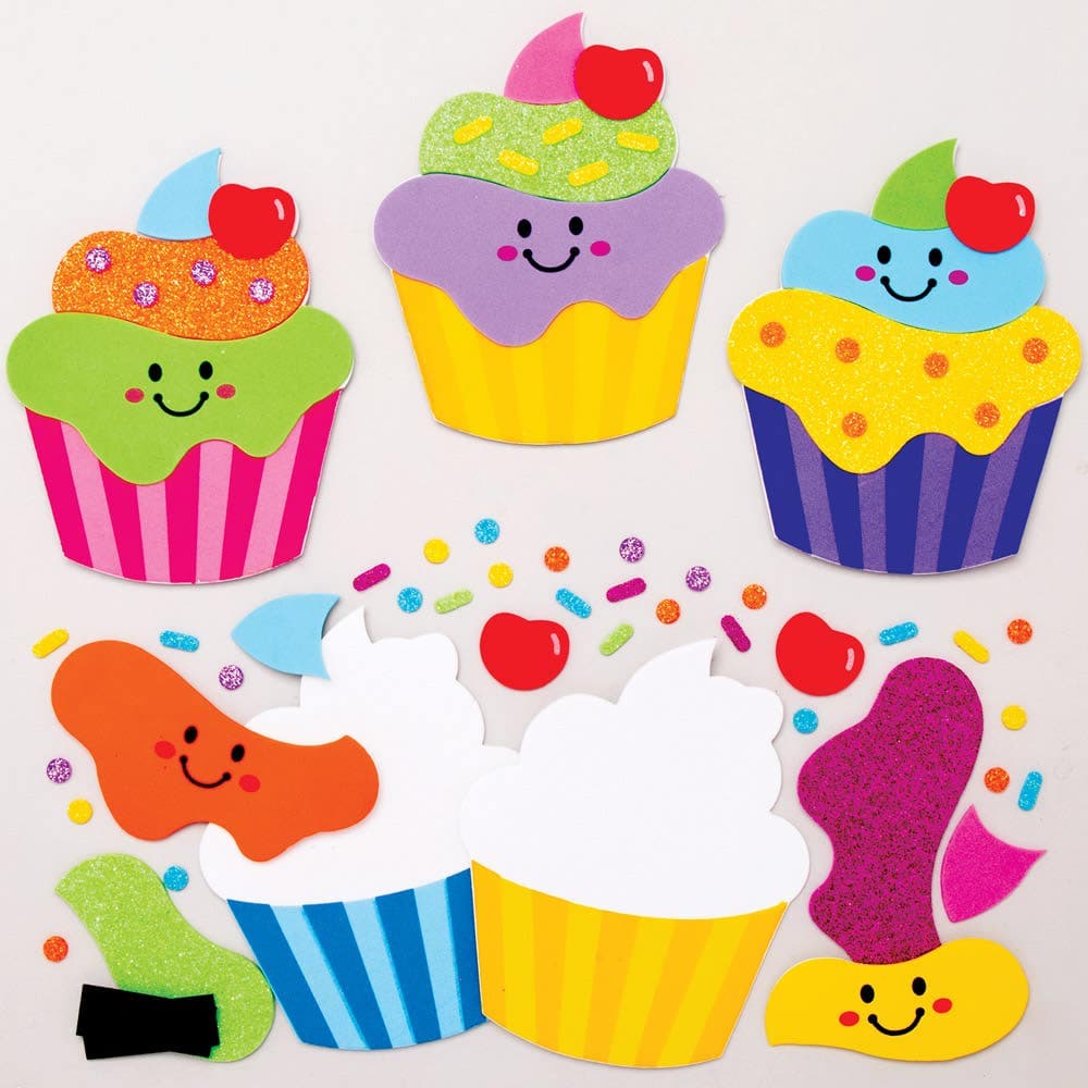 Cupcake Mix & Match Magnet Kits (Pack of 8) Art Craft Kits
