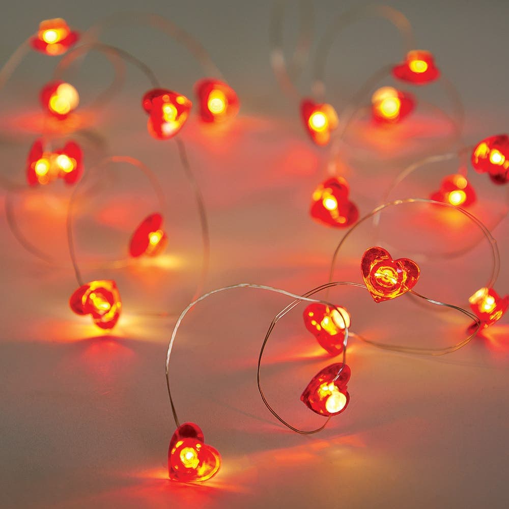 Heart LED String Lights (Each set) Craft Supplies